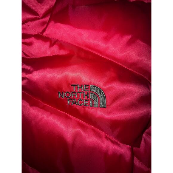 The North Face Aconcagua Vest Womens Lg 550 Goose Down Quilted Puffer Pink NWOT - Picture 4 of 6